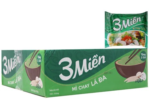 Mì 3 Miền Chay gói 65g Thùng 30 gói